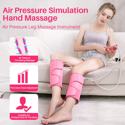 Air Compression Calf Massager with Handheld Controller, Leg Massager for Circulation, Pain Relief for Edema, Muscles