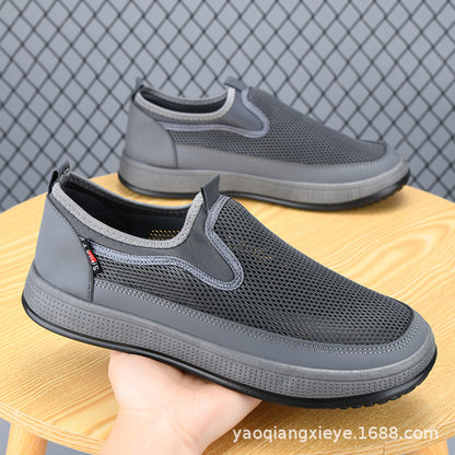 Mens Mesh Breathable Summer Shoes, Casual Sneakers for Man, Lightweight Step On Shoes, Affordable Mens Shoes Clearance