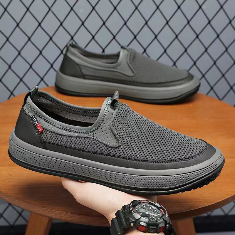 Mens Mesh Breathable Summer Shoes, Casual Sneakers for Man, Lightweight Step On Shoes, Affordable Mens Shoes Clearance