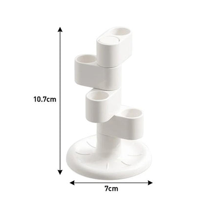 Rotating Toothbrush & Makeup Brush Holder