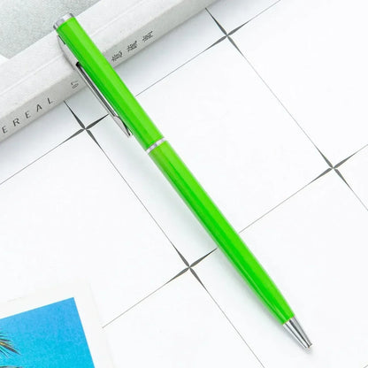 Custom Rose Gold Pens, Slim Metal Ballpoint Pens with Engraved Name or Logo, Ideal for School, Office Supplies, and Corp