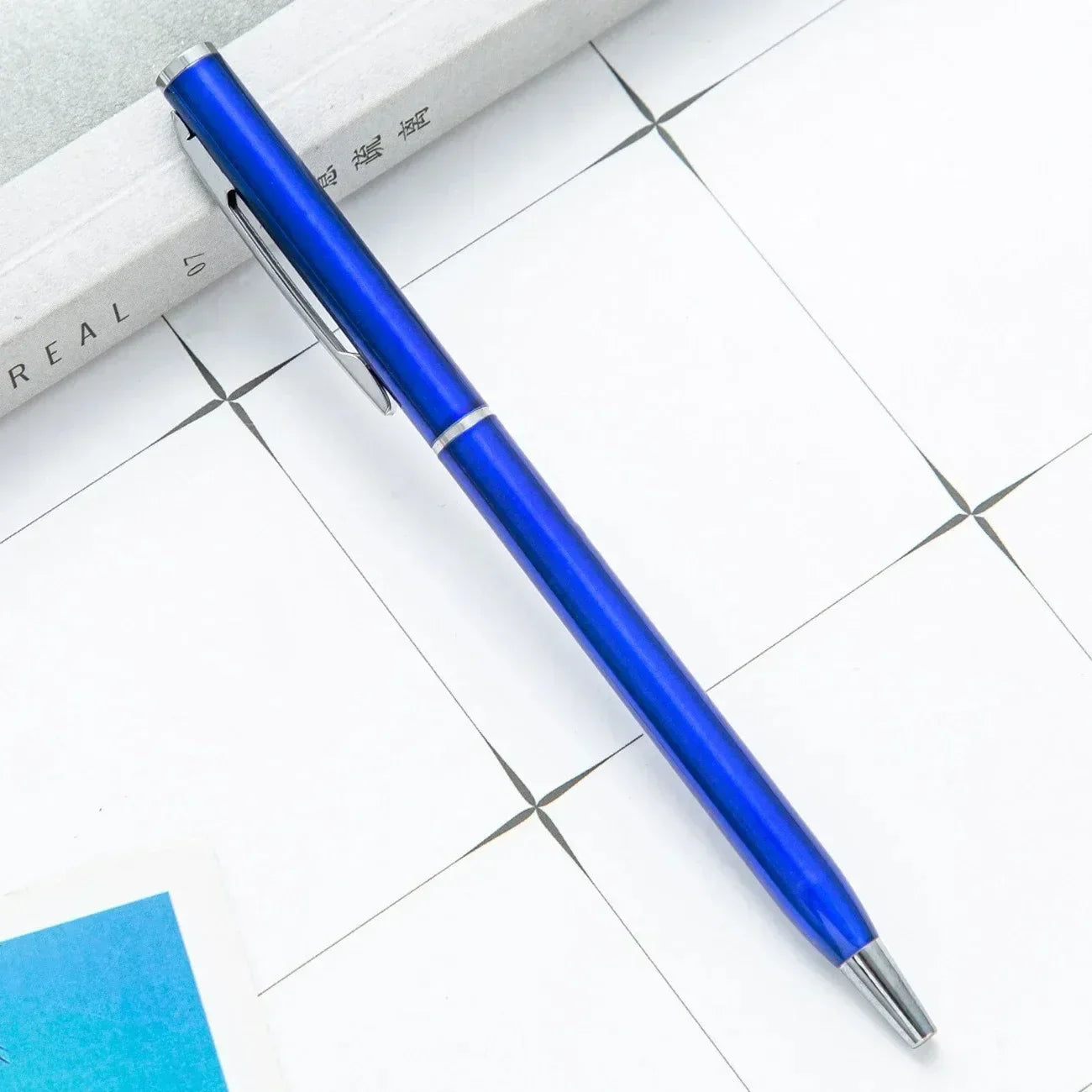 Custom Rose Gold Pens, Slim Metal Ballpoint Pens with Engraved Name or Logo, Ideal for School, Office Supplies, and Corp