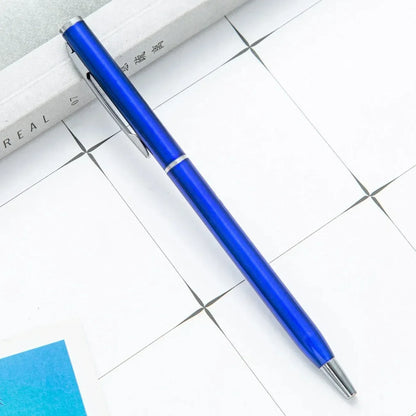 Custom Rose Gold Pens, Slim Metal Ballpoint Pens with Engraved Name or Logo, Ideal for School, Office Supplies, and Corp