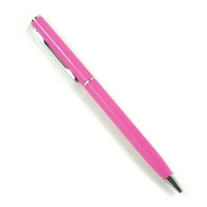 Custom Rose Gold Pens, Slim Metal Ballpoint Pens with Engraved Name or Logo, Ideal for School, Office Supplies, and Corp