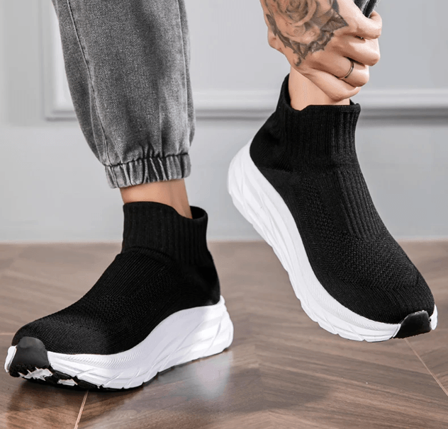 Breathable Mesh Sneakers Slip On Casual Running Shoes for Men and Women