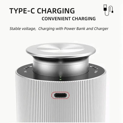 Portable Car Aroma Diffuser USB Rechargeable Electric Fragrance Machine for Home and Office