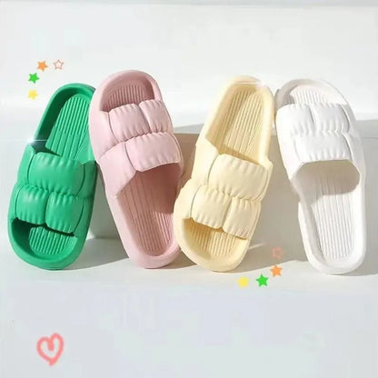 Soft Bottom Non-Slip Slippers for Men and Women – Summer Indoor and Bathroom Sandals