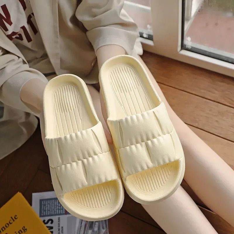 Soft Bottom Non-Slip Slippers for Men and Women – Summer Indoor and Bathroom Sandals