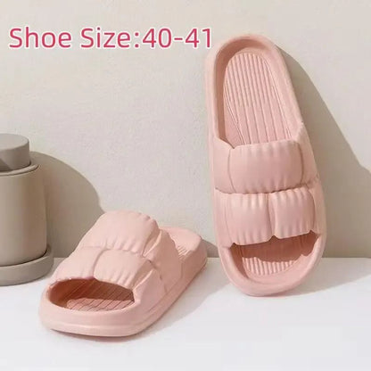 Soft Bottom Non-Slip Slippers for Men and Women – Summer Indoor and Bathroom Sandals