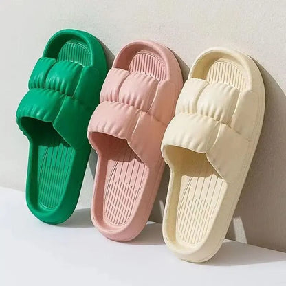 Soft Bottom Non-Slip Slippers for Men and Women – Summer Indoor and Bathroom Sandals