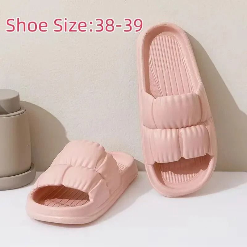 Soft Bottom Non-Slip Slippers for Men and Women – Summer Indoor and Bathroom Sandals