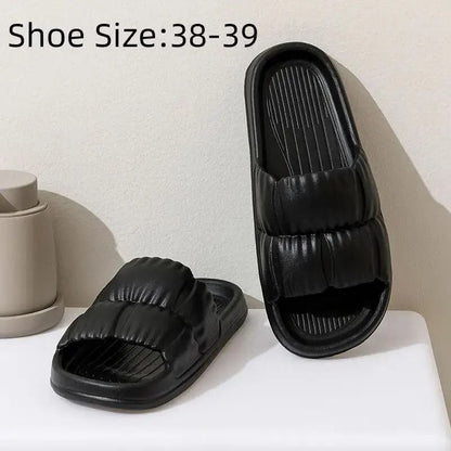 Soft Bottom Non-Slip Slippers for Men and Women – Summer Indoor and Bathroom Sandals
