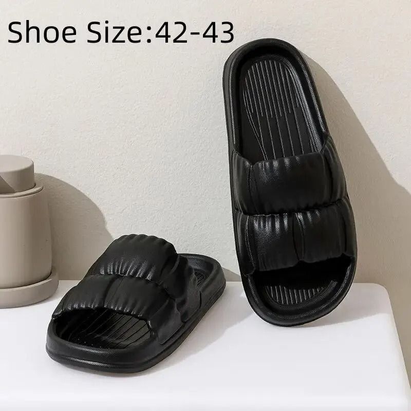 Soft Bottom Non-Slip Slippers for Men and Women – Summer Indoor and Bathroom Sandals