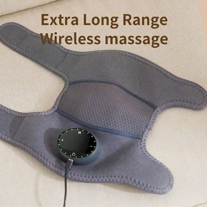 Rechargeable Heated Knee Massager with Adjustable Heating and Vibration Therapy