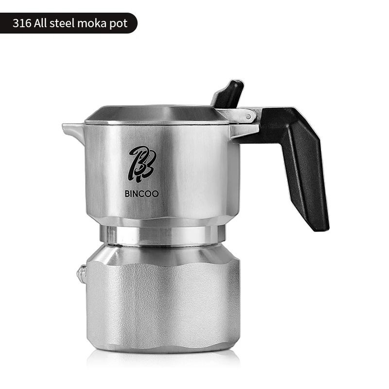 Stainless Steel Electric Espresso Maker with 3 Valve Brewing