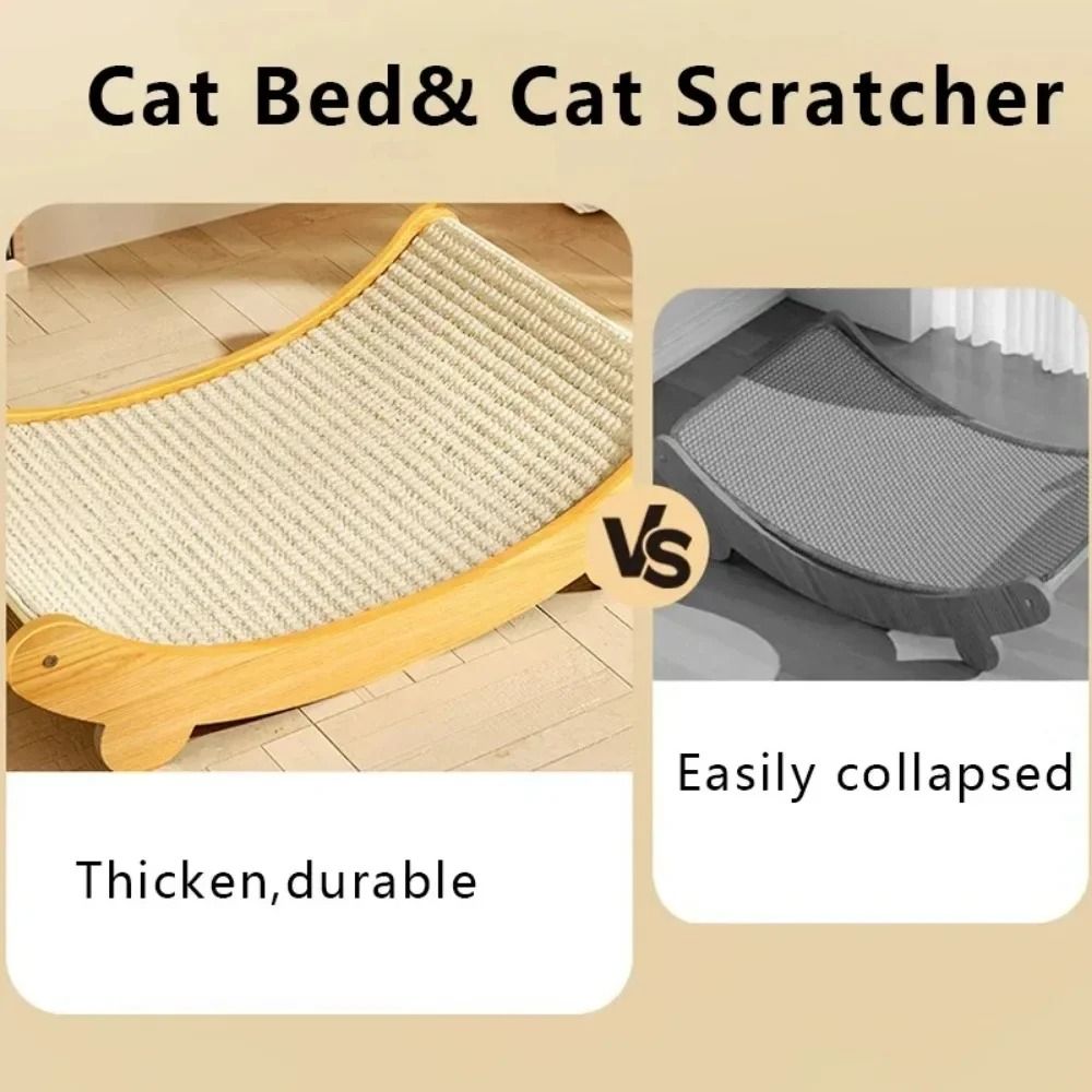 Cat Scratch Board Detachable Wear Resistant Pad and Bed for Kittens