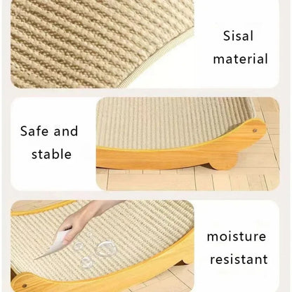 Cat Scratch Board Detachable Wear Resistant Pad and Bed for Kittens