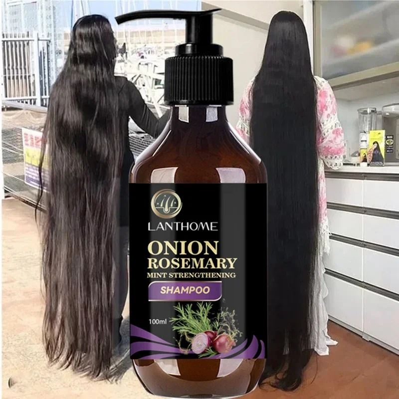 Rosemary Onion Hair Growth Shampoo with Anti-Hair Loss Spray Fast Hair Regrowth in 7 Days