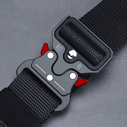 Men Tactical Sports Belt with Quick Release Buckle for Outdoor Training