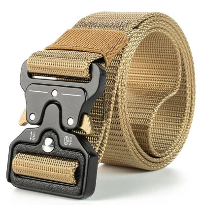 Men Tactical Sports Belt with Quick Release Buckle for Outdoor Training