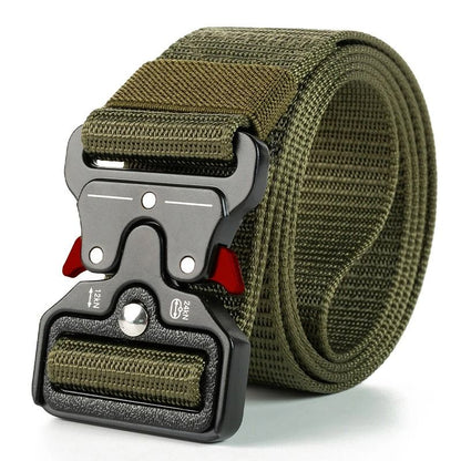 Men Tactical Sports Belt with Quick Release Buckle for Outdoor Training