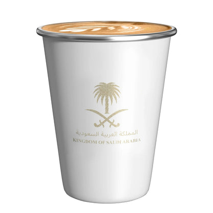 Stainless Steel Travel Mug with National Emblem Logo