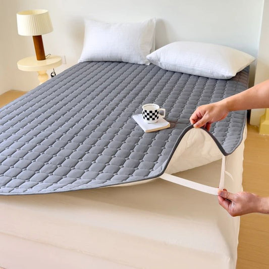Waterproof Quilted Mattress Protector Cover Thick Breathable Bed Topper