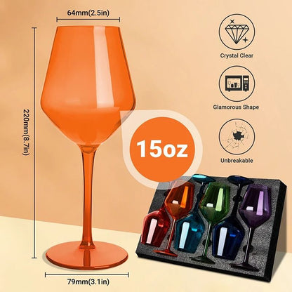 Unbreakable Tritan Wine Glass Set