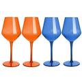 2 blue / 2 orange