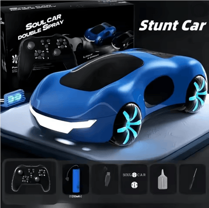 Remote Control Car with Dual Spray Lights and Sound Four Wheel Drive Toy