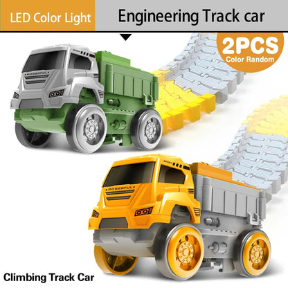 Children Electric Dinosaur Track Car Toy Set