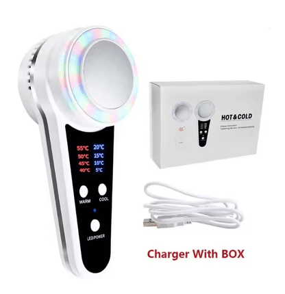 Cryotherapy Facial Massager Hot and Cold Skin Rejuvenation Device