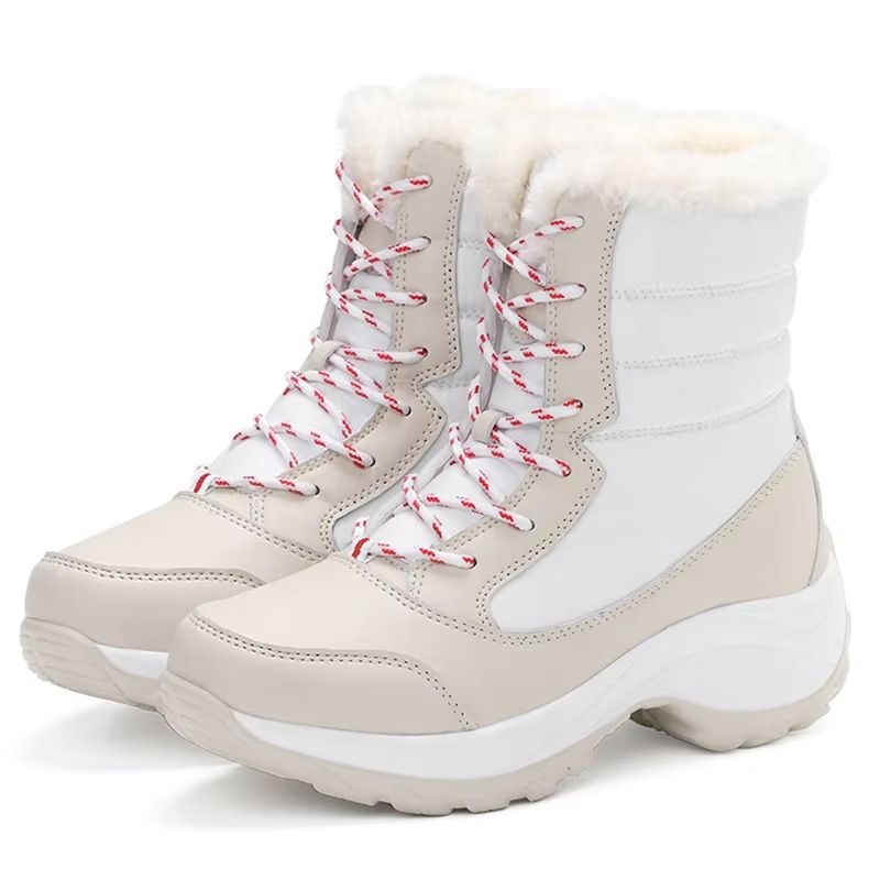 FrostLift Waterproof Wedge Snow Boots – Women's Fur-Lined Platform Ankle & Thigh High Winter Boots