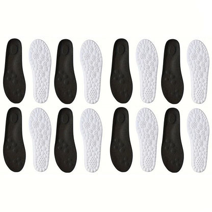 High Elasticity Latex Sport Insoles Soft Orthotic Shoe Pads with Arch Support and Breathable Comfort