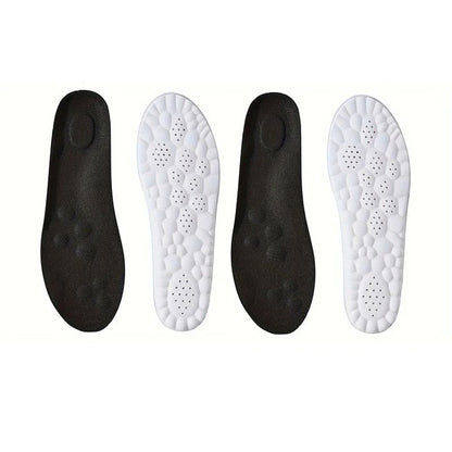 High Elasticity Latex Sport Insoles Soft Orthotic Shoe Pads with Arch Support and Breathable Comfort