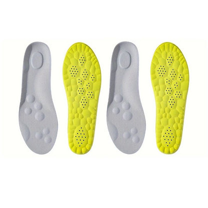 High Elasticity Latex Sport Insoles Soft Orthotic Shoe Pads with Arch Support and Breathable Comfort