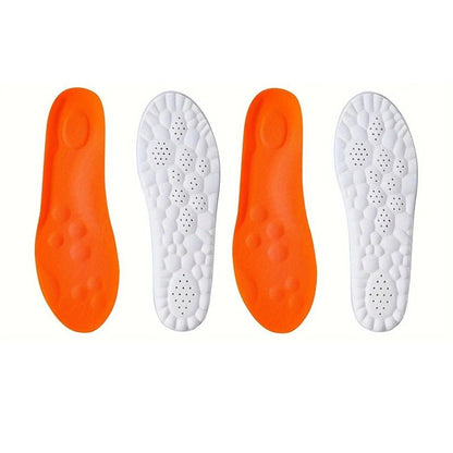 High Elasticity Latex Sport Insoles Soft Orthotic Shoe Pads with Arch Support and Breathable Comfort