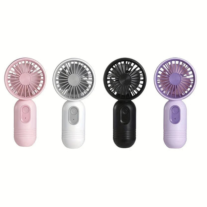 USB Rechargeable Mini Portable Fan with 3 Speeds