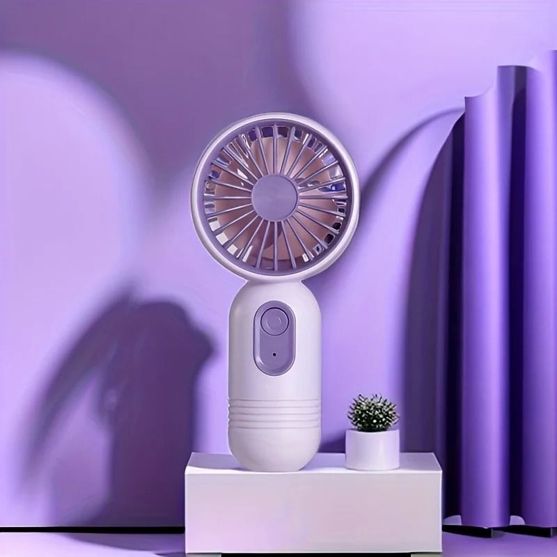 USB Rechargeable Mini Portable Fan with 3 Speeds
