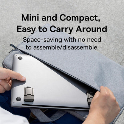 Portable Notebook Support, Baseus Foldable Laptop Stand, Adjustable Riser Holder, Cooling Bracket Universal for Laptop