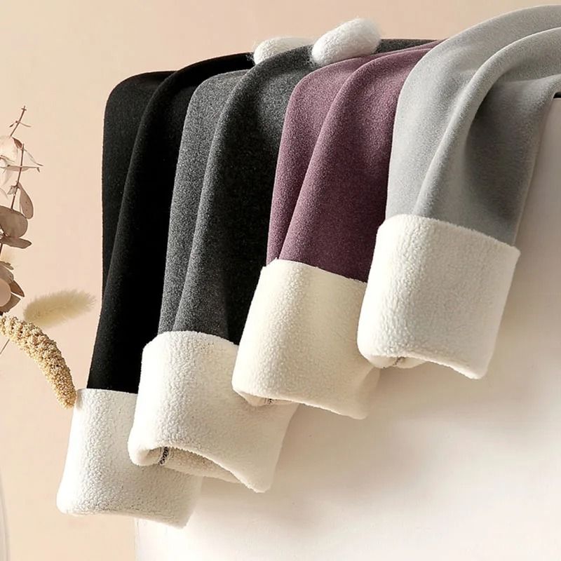 Women High Waist Fleece Lined Leggings