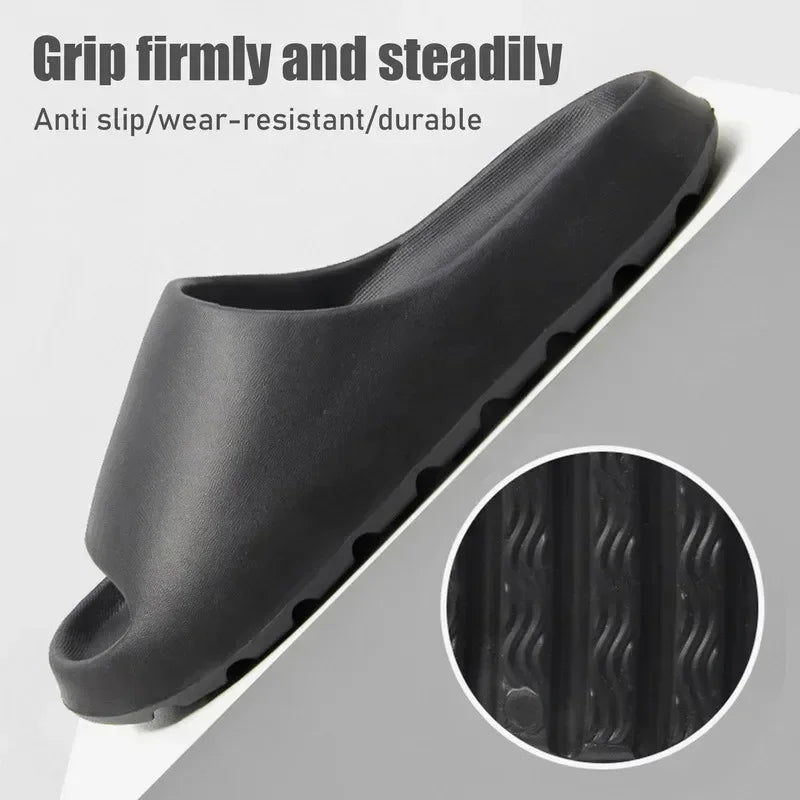 EVA Soft Thick Soled Womens Slippers & Men's Yeezys Slides, Summer Fashion Sandals for Beach, Home & Casual Wear