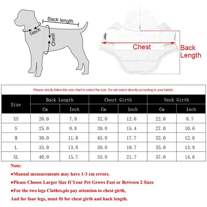 Cozy Fleece Dog Jacket for Small Pets