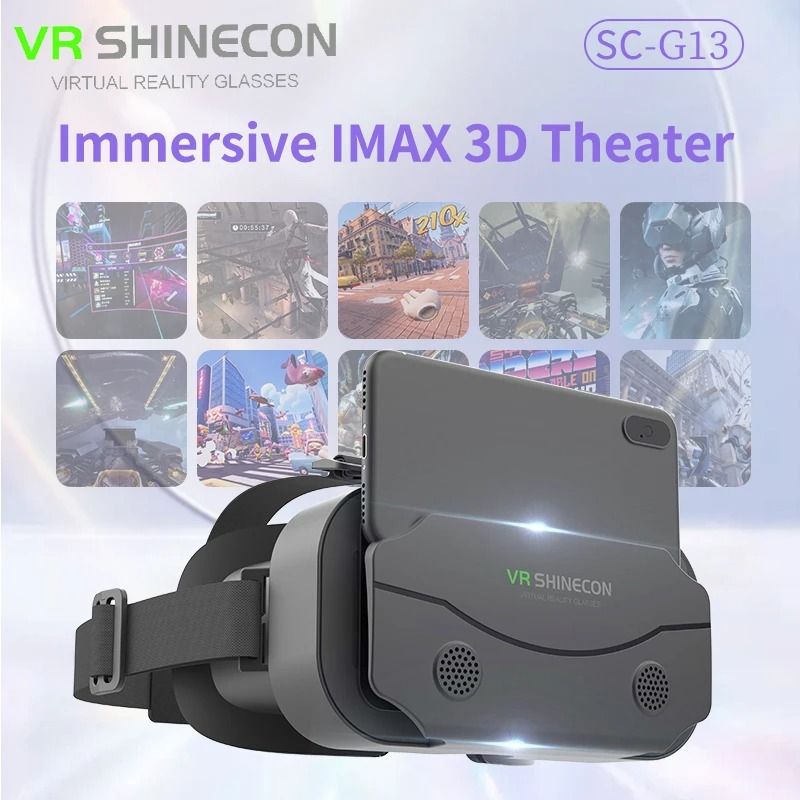 3D VR Headset for Smartphones Virtual Reality Glasses for Gaming & Movies