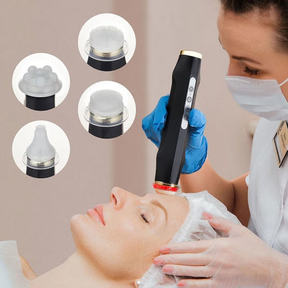Oxygen Bubble Pen Facial Skin Care Device with 7 Color LED Light Therapy