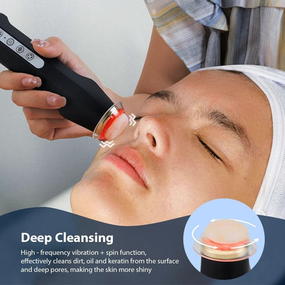 Oxygen Bubble Pen Facial Skin Care Device with 7 Color LED Light Therapy