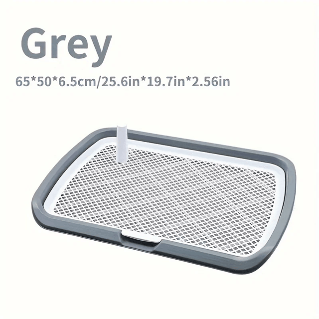 Dog Potty Training Toilet Tray with Removable Net and Reusable Pee Pad Holder