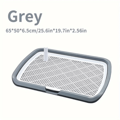 Dog Potty Training Toilet Tray with Removable Net and Reusable Pee Pad Holder