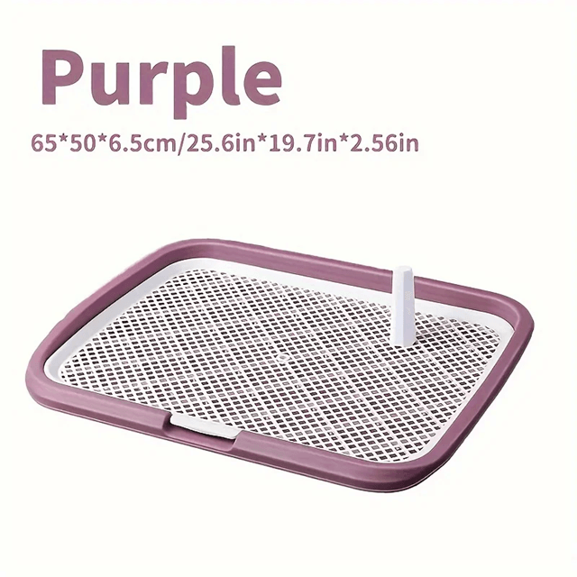 Dog Potty Training Toilet Tray with Removable Net and Reusable Pee Pad Holder
