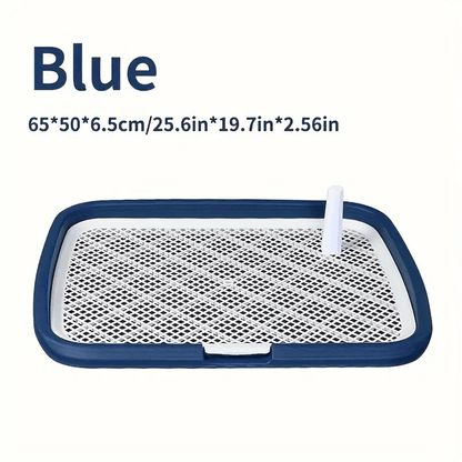 Dog Potty Training Toilet Tray with Removable Net and Reusable Pee Pad Holder